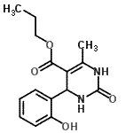 CAS#: 496964-76-2， Propyl 4-(2-Hydroxyphenyl)-6-Methyl-2-Oxo-1,2,3,4-Tetrahydro-5-Pyrimidinecarboxylate