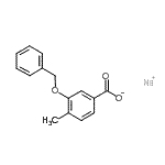 CAS#: 497845-28-0， Sodium 3-(Benzyloxy)-4-Methylbenzoate