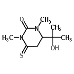 CAS#: 49785-98-0， 4-(2-Hydroxy-2-Propanyl)-1,3-Dimethyl-6-Thioxotetrahydro-2(1H)-Pyrimidinone