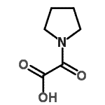 结构式 CAS# 49791-37-9, 氧代(1-吡咯烷基)乙酸