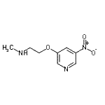 CAS#: 497949-10-7， N-Methyl-2-[(5-Nitro-3-Pyridinyl)Oxy]Ethanamine