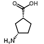 CAS#: 49805-32-5， (1R,3S)-3-Aminocyclopentanecarboxylic Acid