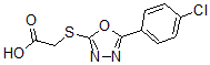 CAS#: 49809-28-1， 5-(4-Chloro-Phenyl)-[1,3,4]Oxadiazol-2-Ylsulfanyl]-Acetic Acid
