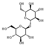 CAS#: 499-23-0， beta-D-Glucopyranosyl beta-D-glucopyranoside