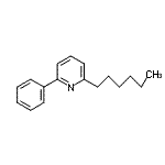 structure of CAS# 499158-97-3, 2-Hexyl-6-Phenylpyridine