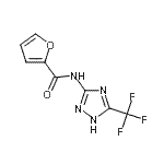 CAS#: 499227-55-3， N-[5-(Trifluoromethyl)-1H-1,2,4-Triazol-3-Yl]-2-Furamide