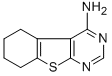 结构式 CAS# 4994-88-1, 5,6,7,8-四氢-苯并[4,5]噻吩并[2,3-d]嘧啶-4-胺