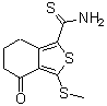 CAS#: 499771-14-1， 3-(Methylsulfanyl)-4-Oxo-4,5,6,7-Tetrahydro-2-Benzothiophene-1-Carbothioamide