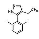 CAS#: 500129-17-9， 5-(2,6-Difluorophenyl)-4-Ethyl-1H-Pyrazole