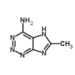 CAS#: 500285-68-7， 6-Methyl-5H-Imidazo[4,5-d][1,2,3]Triazin-4-Amine