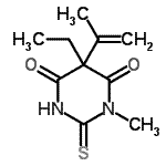 CAS#: 500549-69-9， 5-Ethyl-5-Isopropenyl-1-Methyl-2-Thioxodihydro-4,6(1H,5H)-Pyrimidinedione