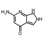 CAS#: 500885-71-2， 6-Amino-1,2-Dihydro-4H-Pyrazolo[3,4-b]Pyridin-4-One