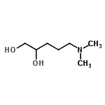 CAS#: 501087-40-7， 5-(Dimethylamino)-1,2-Pentanediol