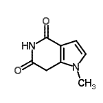 CAS#: 501102-23-4， 1-Methyl-1H-Pyrrolo[3,2-c]Pyridine-4,6(5H,7H)-Dione