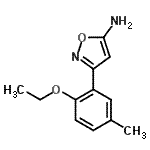 CAS#: 501116-38-7， 3-(2-Ethoxy-5-Methylphenyl)-1,2-Oxazol-5-Amine