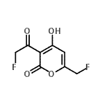 CAS#: 501124-24-9， 3-(Fluoroacetyl)-6-(Fluoromethyl)-4-Hydroxy-2H-Pyran-2-One