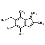 CAS#: 501426-42-2， 6-Ethyl-2,5,7-Trimethyl-1-Methylene-1H-Inden-4-Ol