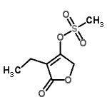 CAS#: 501653-16-3， 4-Ethyl-5-Oxo-2,5-Dihydro-3-Furanyl Methanesulfonate