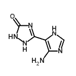 CAS#: 502143-23-9， 5-(4-Amino-1H-Imidazol-5-Yl)-1,2-Dihydro-3H-1,2,4-Triazol-3-One