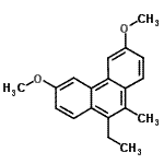 CAS#: 5025-37-6， 9-Ethyl-3,6-Dimethoxy-10-Methylphenanthrene