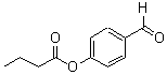 结构式 CAS# 50262-49-2, 4-丁酰基氧基苯甲醛