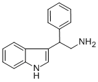 结构式 CAS# 5027-78-1, 2-(1H-吲哚-3-基)-2-苯基-乙胺