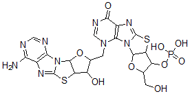 CAS 登录号：50271-86-8， 8,2'-S-环肌苷基-(3',5')-8,2'-S-环腺苷