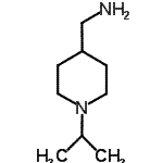 结构式 CAS# 503126-34-9, 1-(1-异丙基-4-哌啶基)甲胺