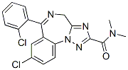 CAS#: 50330-59-1， 8-Chloro-6-(2-Chlorophenyl)-N,N-Dimethyl-4H-1,2,4-Triazolo(1,5-a)(1,4)Benzodiazepine-2-Carboxamide