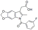 CAS#: 50331-98-1， 5-(3-Fluorobenzoyl)-6-Methyl-5H-1,3-Dioxolo[4,5-f]Indole-7-Acetic Acid
