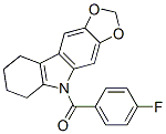 CAS#: 50332-19-9， 5-(4-Fluorobenzoyl)-6,7,8,9-Tetrahydro-5H-1,3-Dioxolo[4,5-b]Carbazole