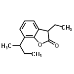 CAS#: 503545-28-6， 7-Sec-Butyl-3-Ethyl-1-Benzofuran-2(3H)-One