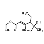 CAS#: 503570-37-4， Ethyl (2Z)-(3-Ethyl-4-Hydroxy-4-Methyl-2-Pyrrolidinylidene)Acetate