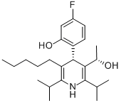CAS#: 503610-15-9， (aS,4S)-4-(4-Fluoro-2-Hydroxyphenyl)-alpha-Methyl-2,6-Bis(1-Methylethyl)-5-Pentyl-3-Pyridinemethanol