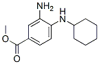结构式 CAS# 503859-27-6, 3-氨基-4-(环己基氨基)苯甲酸甲酯
