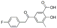 CAS#: 50439-08-2， 5-[(4-Fluorophenyl)Acetyl]-2-Hydroxy-3-Methylbenzoic Acid