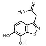CAS#: 50471-15-3， 2-(6,7-Dihydroxy-1,2-Benzoxazol-3-Yl)Acetamide