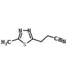 CAS#: 505095-24-9， 3-(5-Methyl-1,3,4-Thiadiazol-2-Yl)Propanenitrile