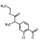 CAS#: 50537-08-1， Ethyl 2-(3-Chloro-4-Nitrophenyl)Propanoate