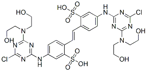 CAS#: 50570-59-7， 4,4'-Bis[[4-Chloro-6-[Bis(2-Hydroxyethyl)Amino]-S-Triazin-2-Yl]Amino]-2,2'-Stilbenedisulfonic Acid