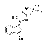 CAS#: 50585-35-8， 2-Methyl-2-Propanyl [(1E)-1-(3-Methyl-1H-Inden-1-Ylidene)Ethyl]Carbamate