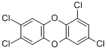 结构式 CAS# 50585-46-1, 1,3,7,8-四氯二苯并对二恶英