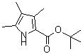 结构式 CAS# 50634-31-6, 3,4,5-三甲基-2-吡咯羧酸叔丁酯