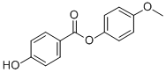 结构式 CAS# 50687-62-2, 4-羟基苯甲酸 4-甲氧基苯基酯