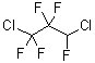 structure of CAS# 507-55-1, 1,3-Dichloro-1,1,2,2,3-Pentafluoropropane;1,3-Dichloro-1,1,2,2,3-Pentafluoro-Propane;1,3-Dichloro-1,2,2,3,3-Pentafluoropropane
