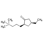 CAS#: 507235-63-4， (2R,4S)-4-Ethyl-2-[3-(Trimethylsilyl)Propyl]Cyclopentanone