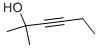 structure of CAS# 5075-33-2, 2-Methyl-3-Hexyn-2-Ol