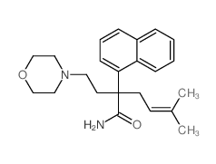 CAS#: 50765-92-9， alpha-(3-Methyl-2-Butenyl)-alpha-(1-Naphtyl)-4-Morpholinebutyramide