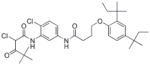 CAS#: 50771-78-3， N-[5-[[4-[2,4-Bis(1,1-Dimethylpropyl)Phenoxy]-1-Oxobutyl]Amino]-2-Chlorophenyl]-2-Chloro-4,4-Dimethyl-3-Oxovaleramide