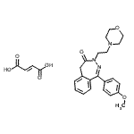 CAS#: 508-69-0， 1-(4-Methoxyphenyl)-3-[2-(4-Morpholinyl)Ethyl]-3,5-Dihydro-4H-2,3-Benzodiazepin-4-One (2E)-2-Butenedioate (1:1)